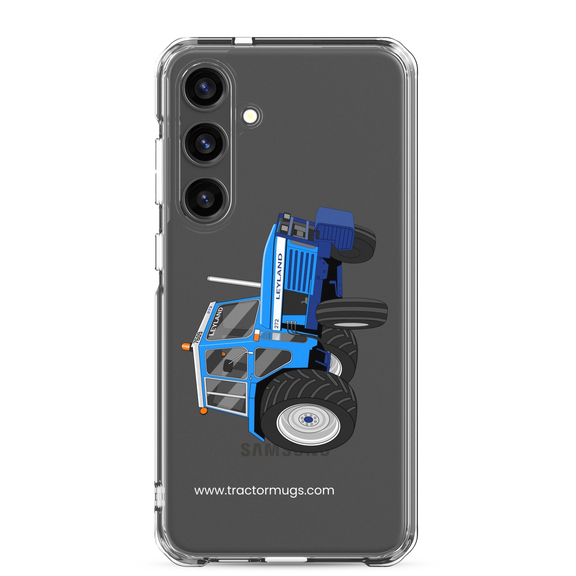 The Tractors Mugs Store Samsung Galaxy S24 Plus Leyland 272 Clear Case for SamsungĀ® Quality Farmers Merch