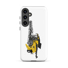 The Tractors Mugs Store Samsung Galaxy S24 Plus New Holland CR Combine Harvester (2004).Tough case for Samsung® Quality Farmers Merch