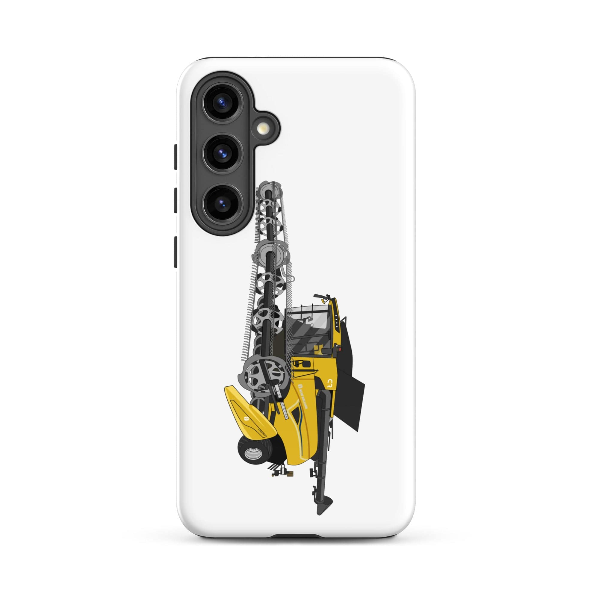 The Tractors Mugs Store Samsung Galaxy S24 Plus New Holland CR Combine Harvester (2004).Tough case for SamsungĀ® Quality Farmers Merch