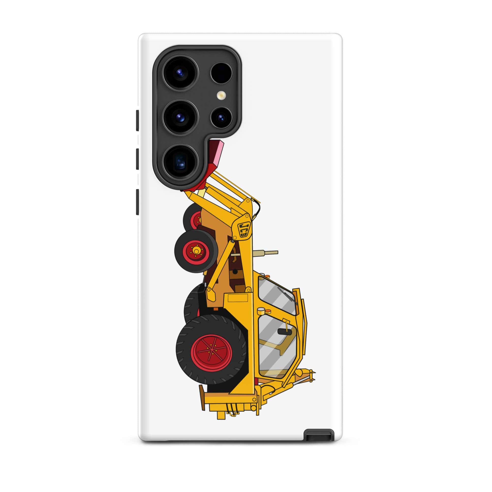 The Tractors Mugs Store Samsung Galaxy S24 Ultra JCB 3 Backhoe Tough case for SamsungĀ® Quality Farmers Merch