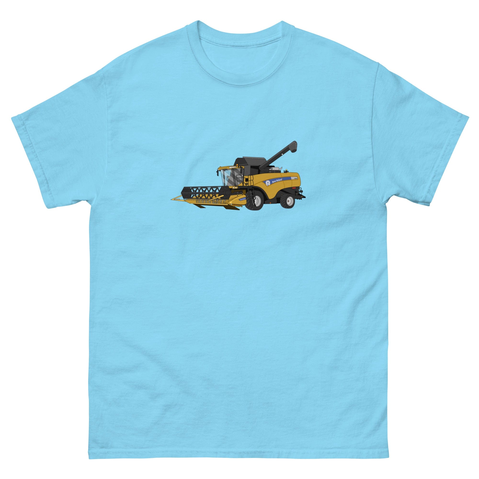 The Tractors Mugs Store Sky / S New Holland CX 8060 Unisex Classic Tee Quality Farmers Merch