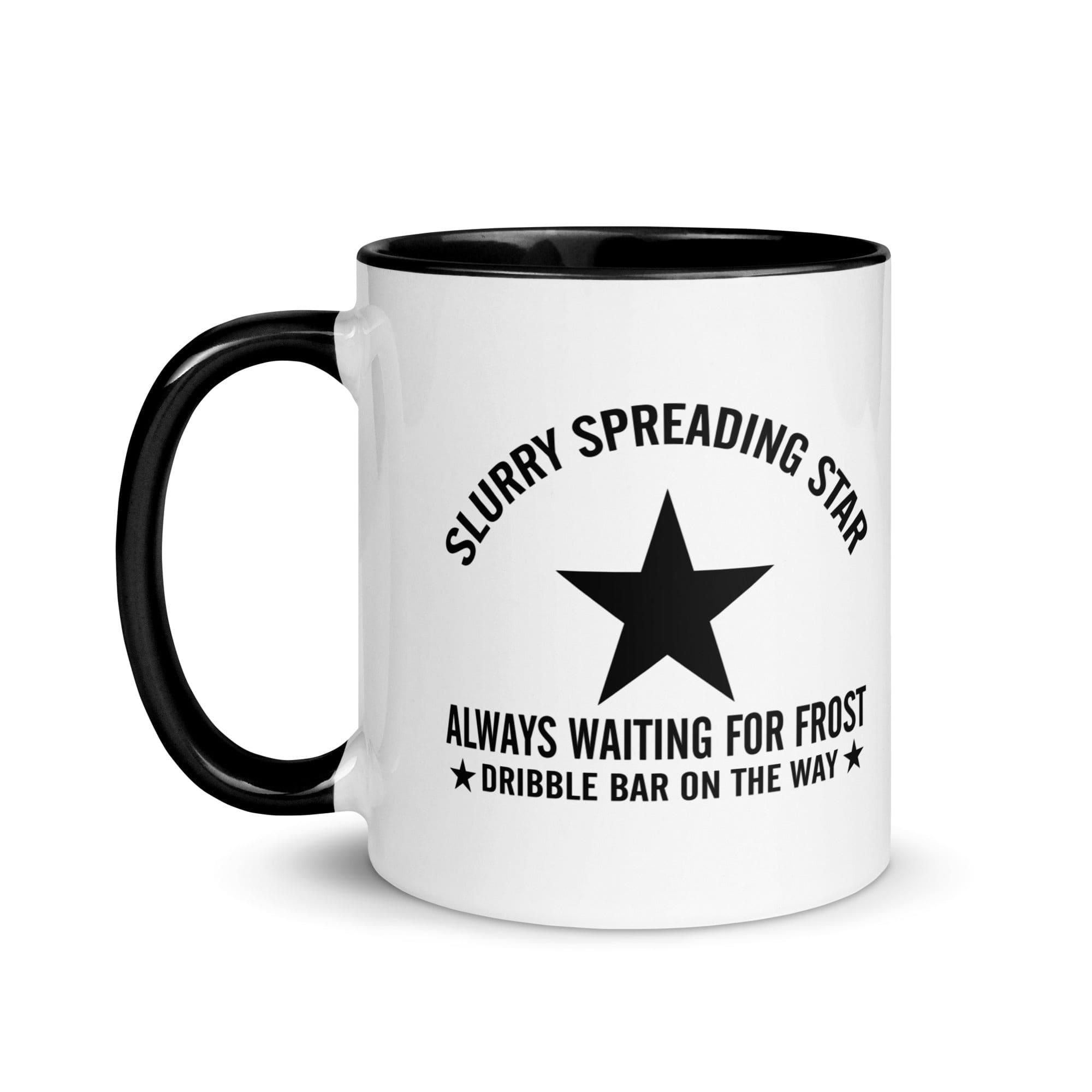 The Tractors Mugs Store Slurry Star Mug with Color Inside Quality Farmers Merch