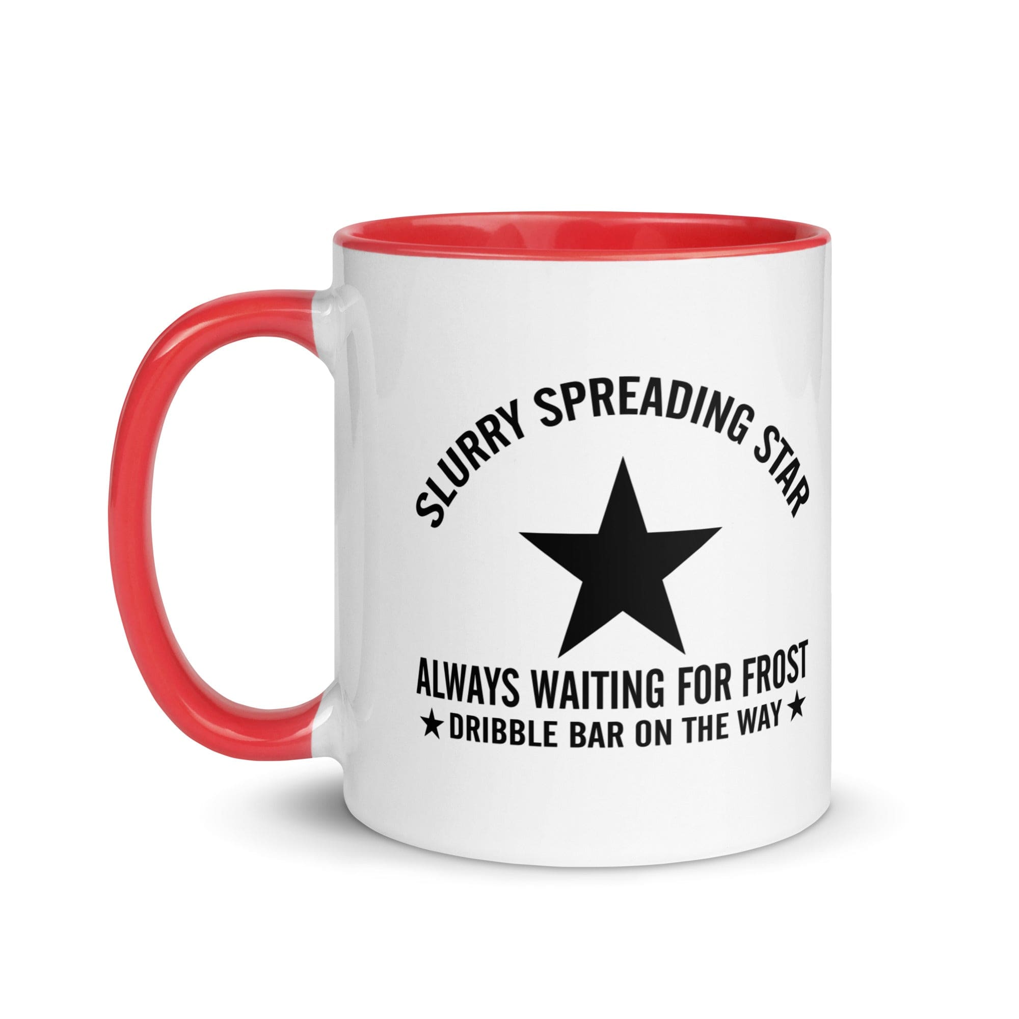 The Tractors Mugs Store Slurry Star Mug with Color Inside Quality Farmers Merch