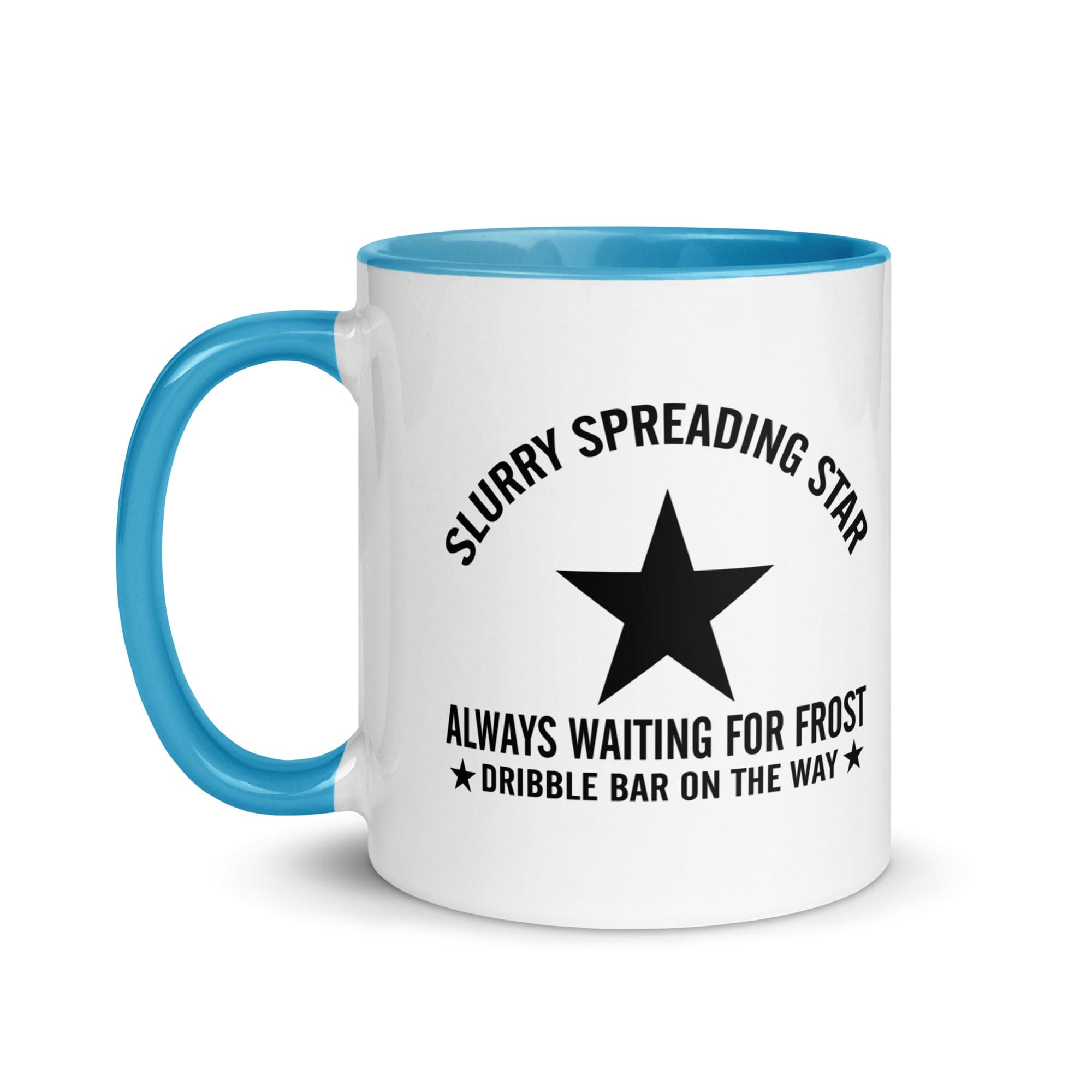 The Tractors Mugs Store Slurry Star Mug with Color Inside Quality Farmers Merch