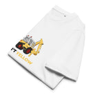The Tractors Mugs Store White / S If She Ain't Yellow JCB Unisex organic cotton t-shirt Quality Farmers Merch