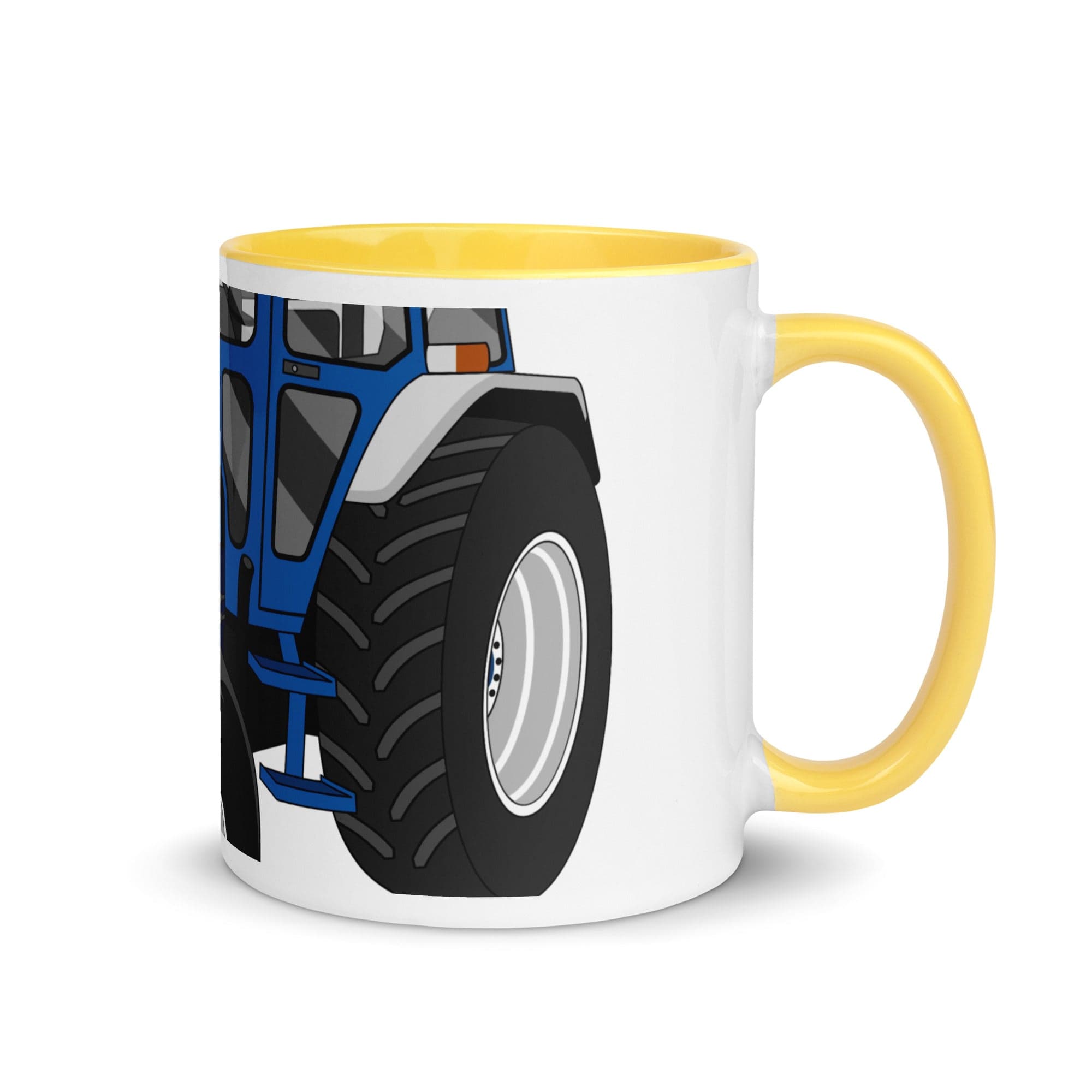 The Tractors Mugs Store Yellow Ford 5610 2.0 Mug with Color Inside Quality Farmers Merch