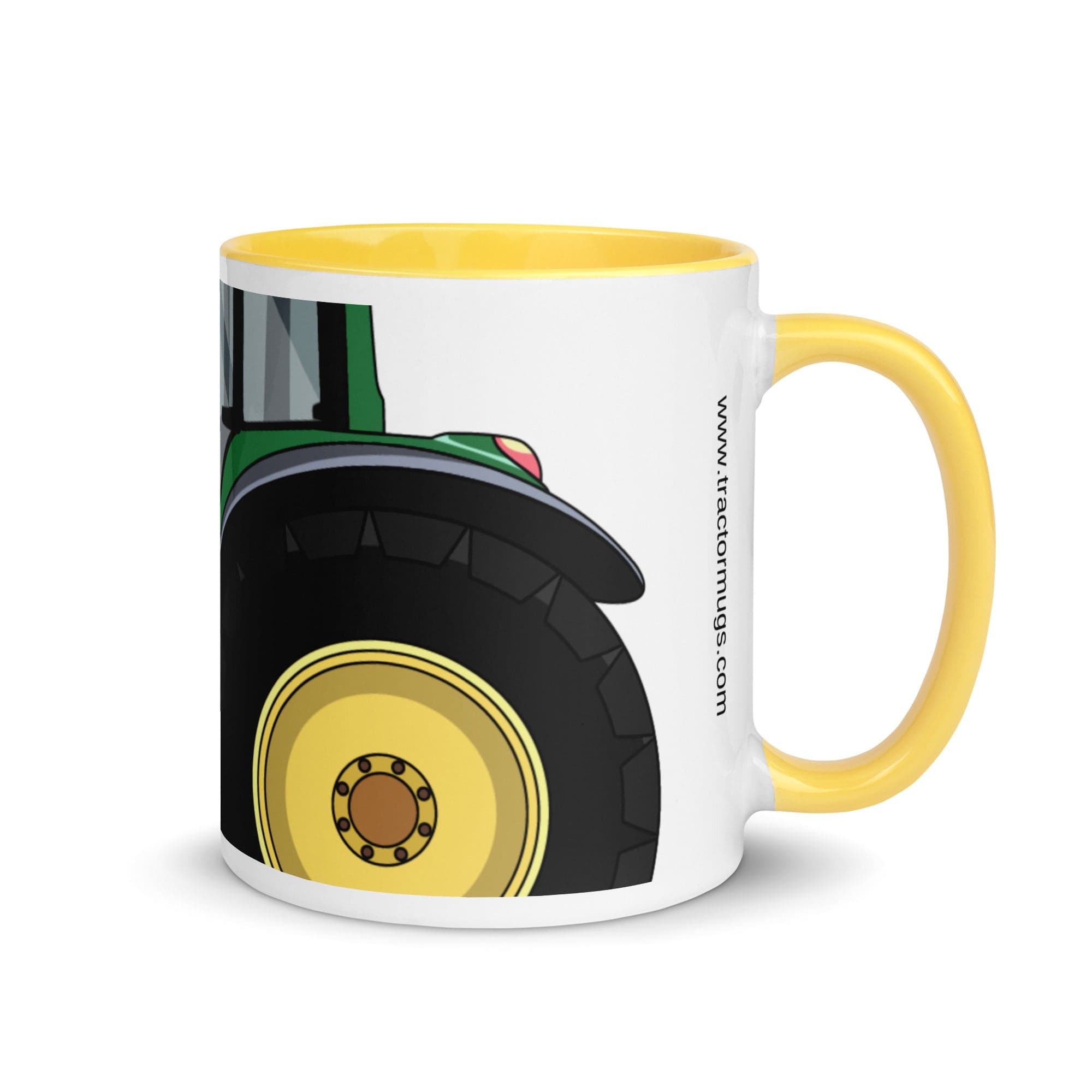 The Tractors Mugs Store Yellow John Deere 6930 2.0 Mug with Color Inside Quality Farmers Merch