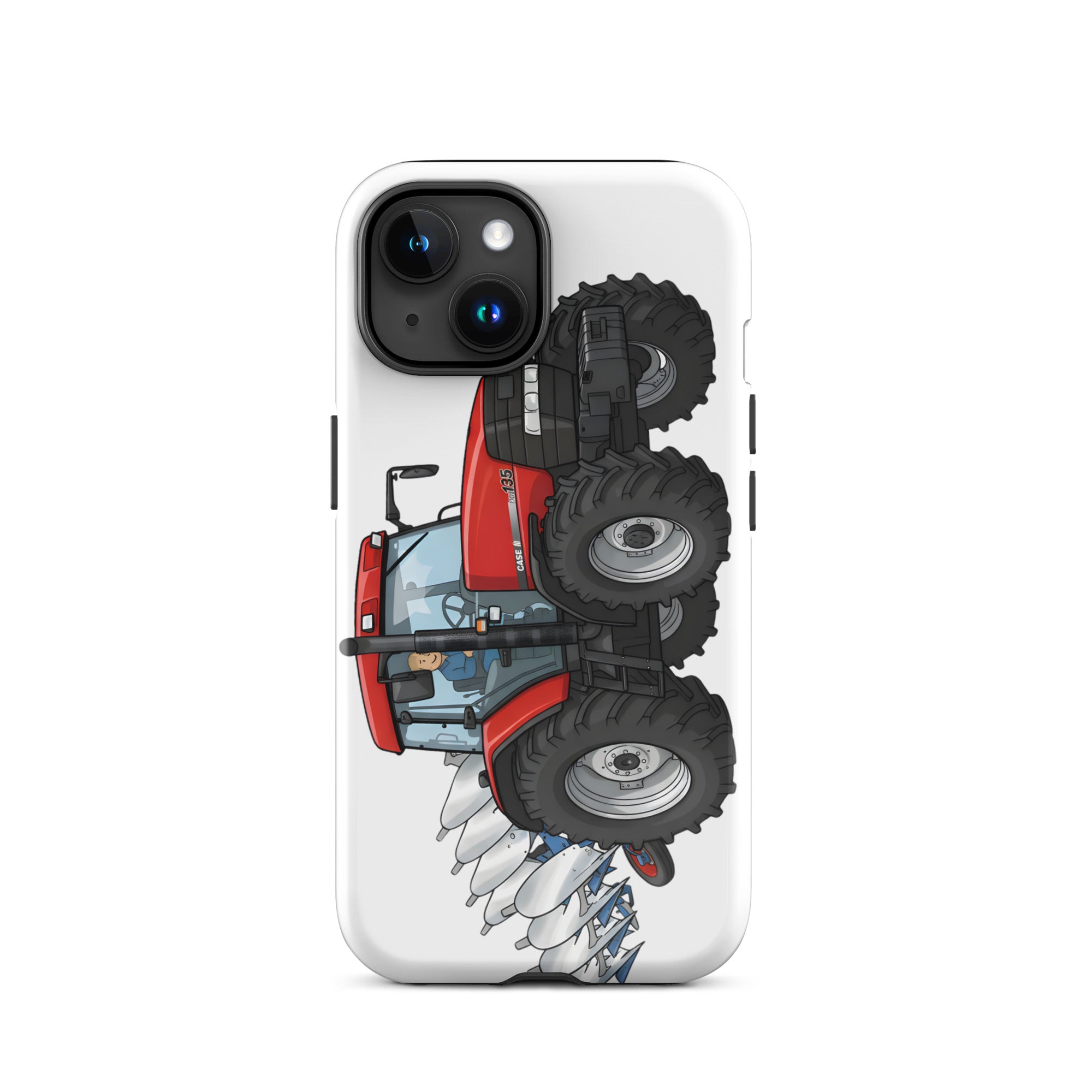 Case Tough Case for iPhone® iPhone 15 CASE MX 135 with Plough | Tough Case for iPhone® Quality Farmers Merch