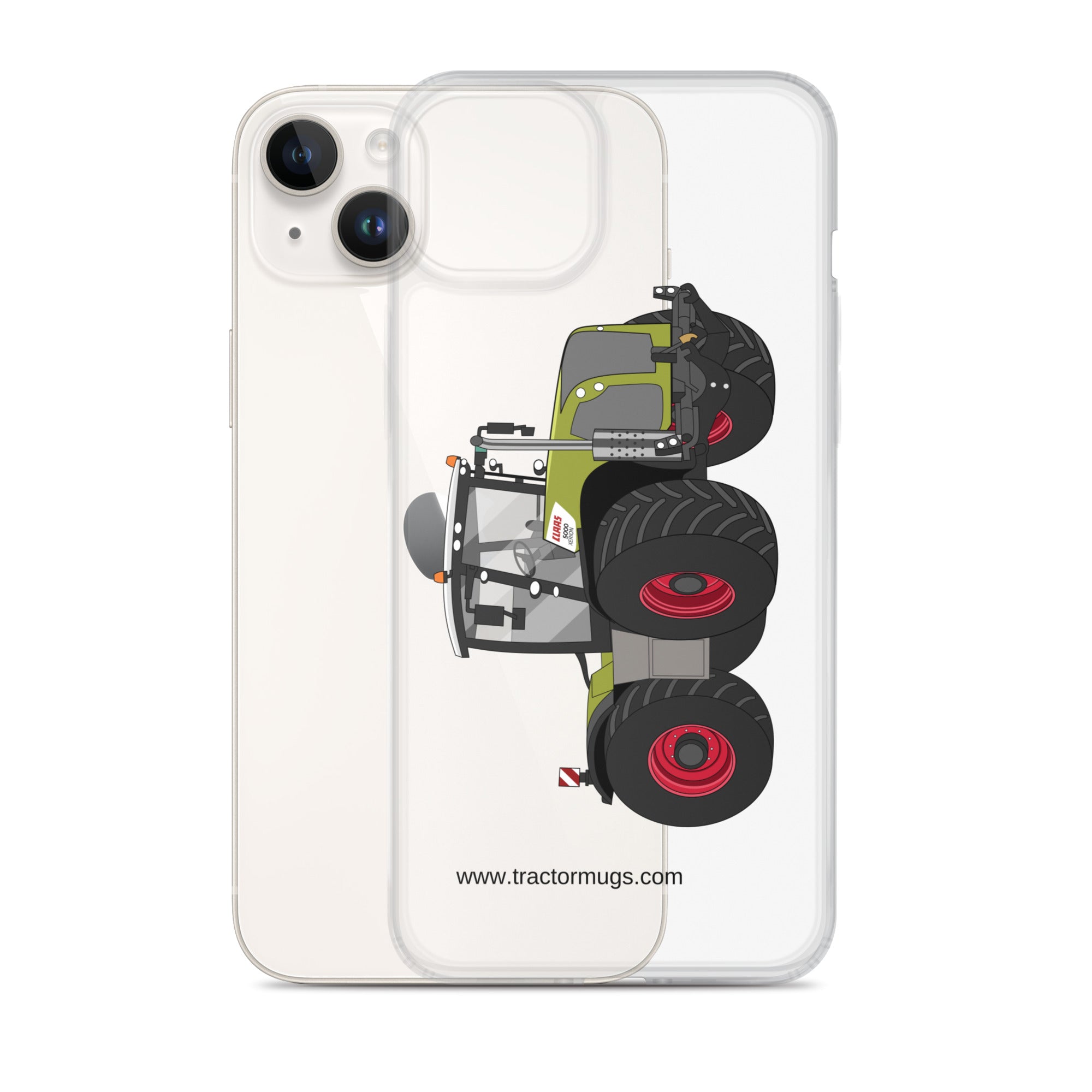 CLAAS Class Xerion 5000 Tractor VC | Clear Case for iPhone® Quality Farmers Merch