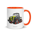 CLAAS Orange / 11 oz Class Terion 12.650 Terra Trac | Mug with Color Inside Quality Farmers Merch