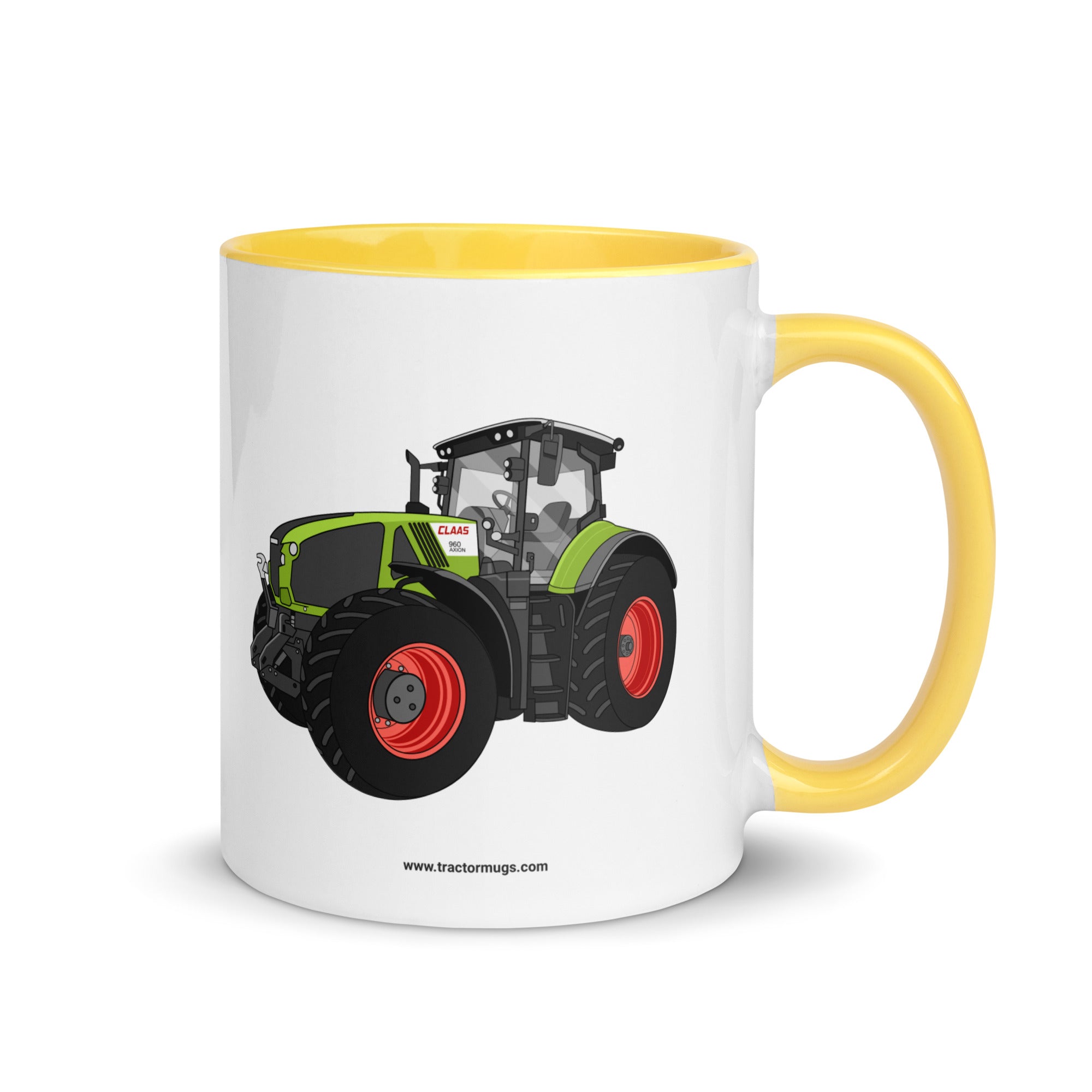 CLAAS Yellow / 11 oz Class Axion 960 | Mug with Color Inside Quality Farmers Merch