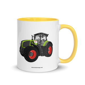 CLAAS Yellow / 11 oz Class Axion 960 | Mug with Color Inside Quality Farmers Merch