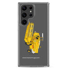 Clayson Clear Case for Samsung® Samsung Galaxy S23 Ultra Clayson 8060 Combine Harvester | Clear Case for Samsung® Quality Farmers Merch