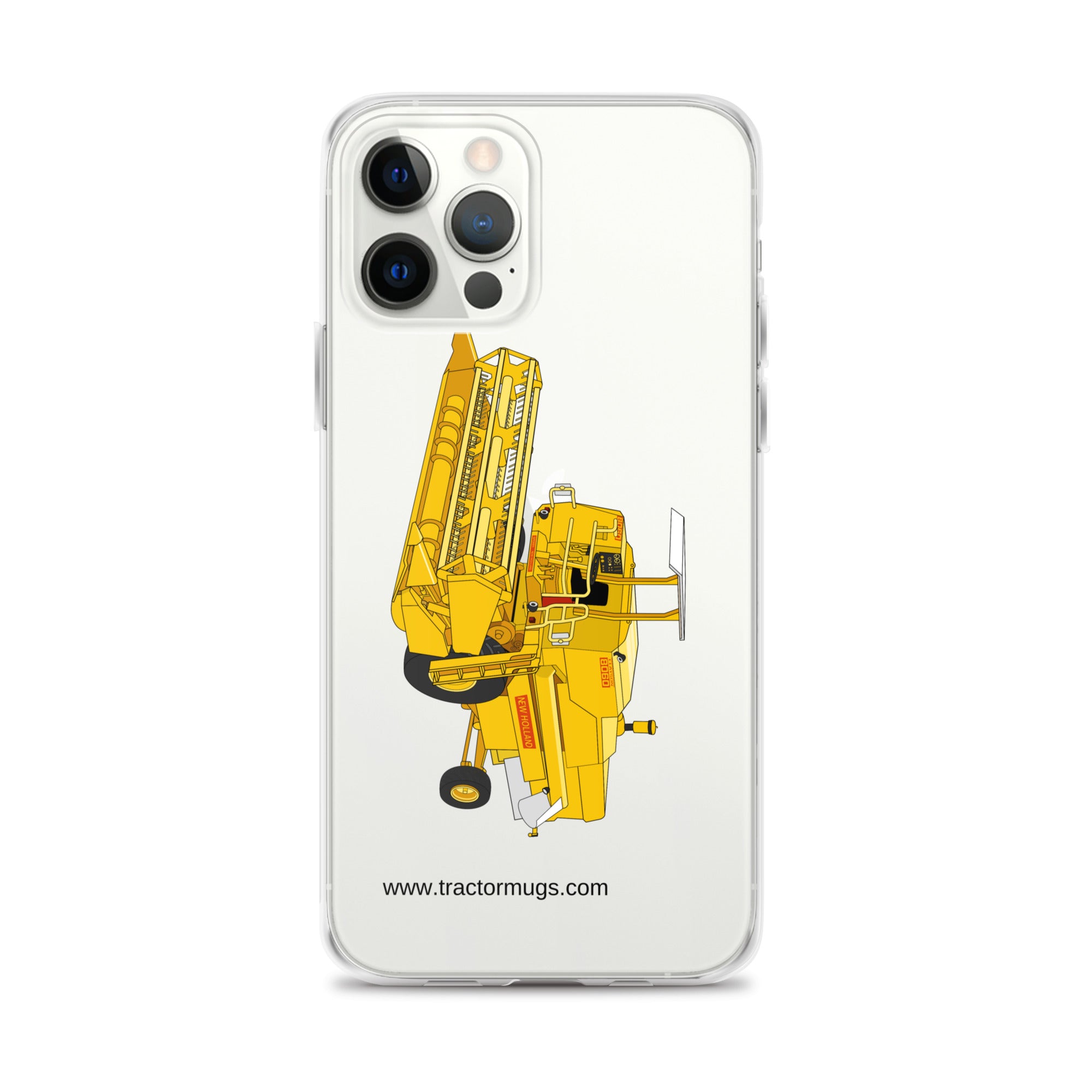 Clayson iPhone 12 Pro Max Clayson 8060 Combine Harvester | Clear Case for iPhone® Quality Farmers Merch