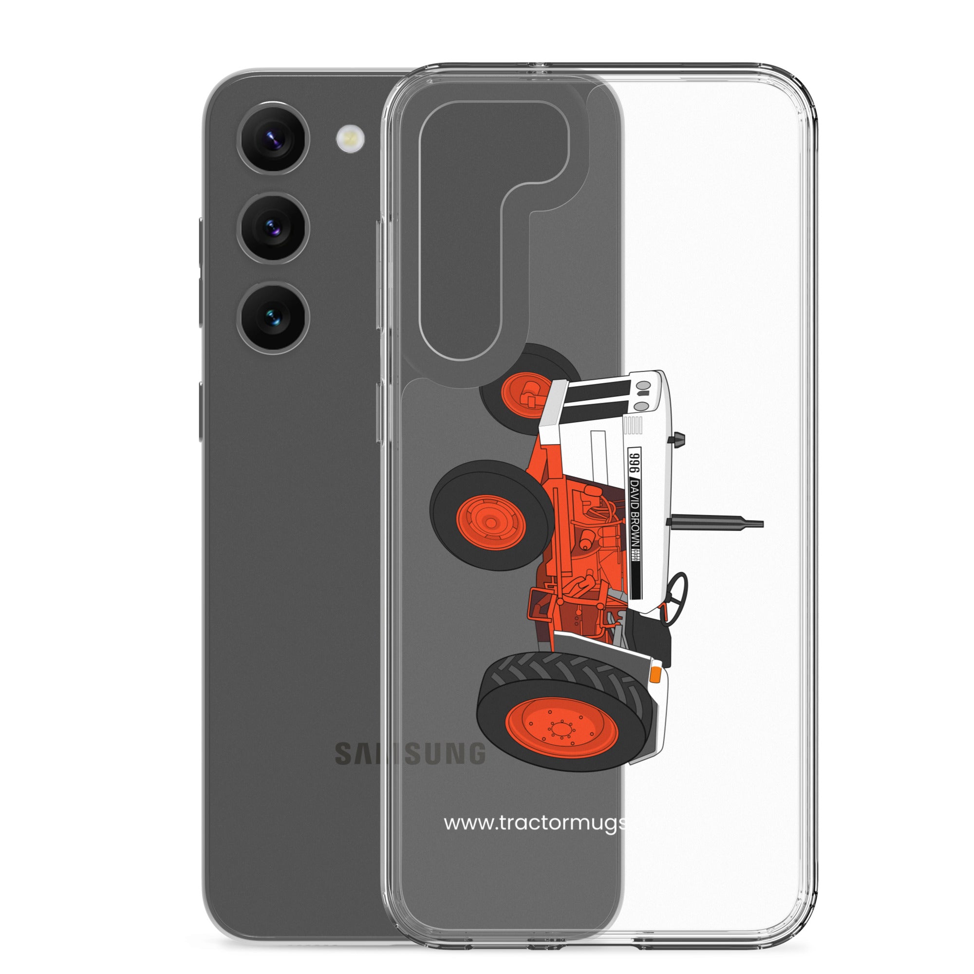 David Brown Clear Case for Samsung® Case David Brown 996 (1974) | Clear Case for Samsung® Quality Farmers Merch