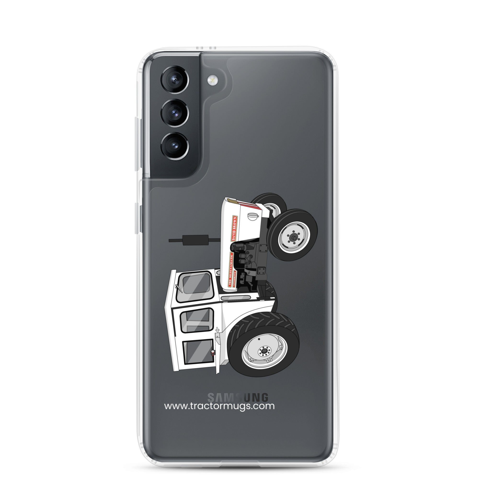 David Brown Clear Case for Samsung® Samsung Galaxy S21 David Brown 780 Selectamatic | Clear Case for Samsung® Quality Farmers Merch