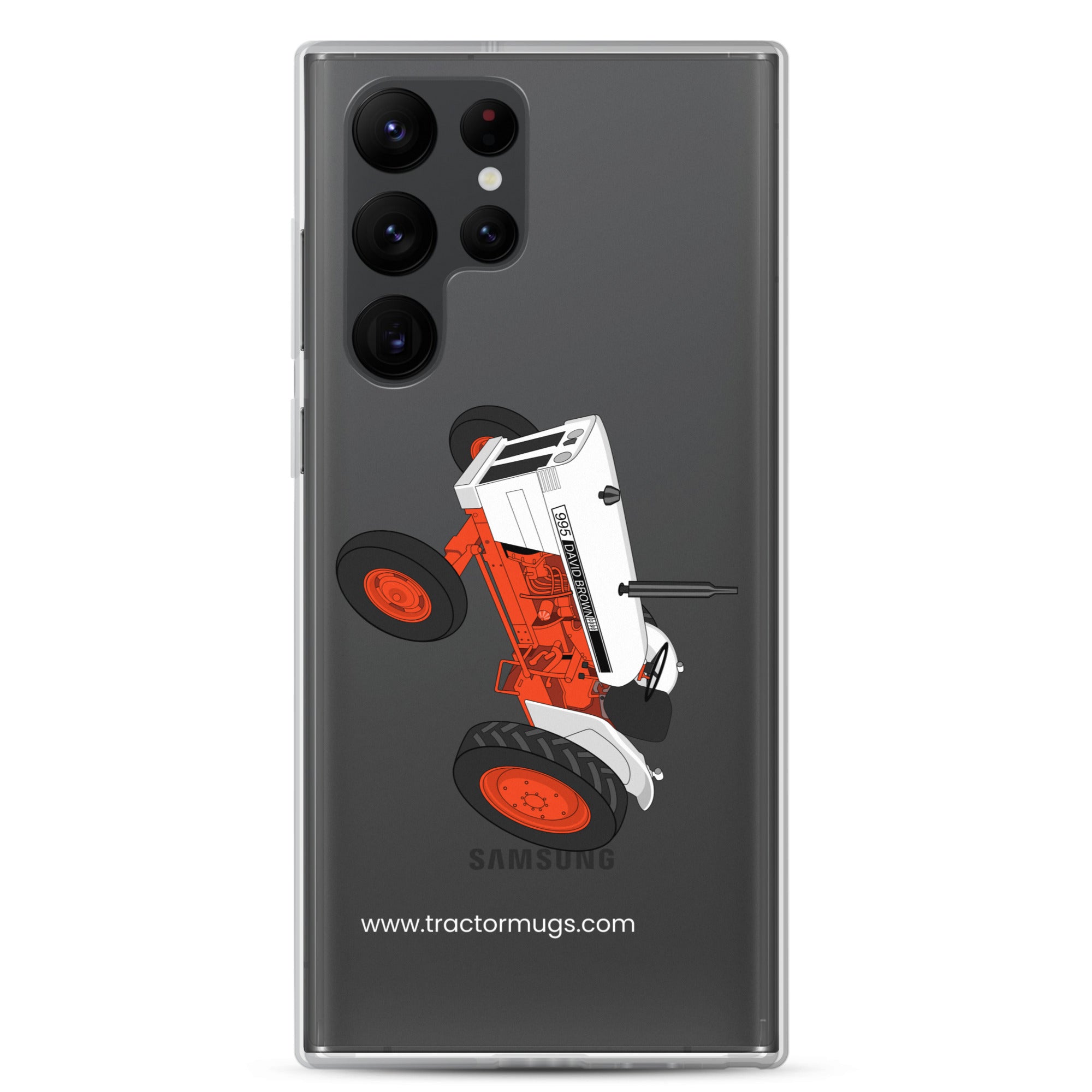 David Brown Clear Case for Samsung® Samsung Galaxy S22 Ultra Case David Brown 995 (1973) | Clear Case for Samsung® Quality Farmers Merch