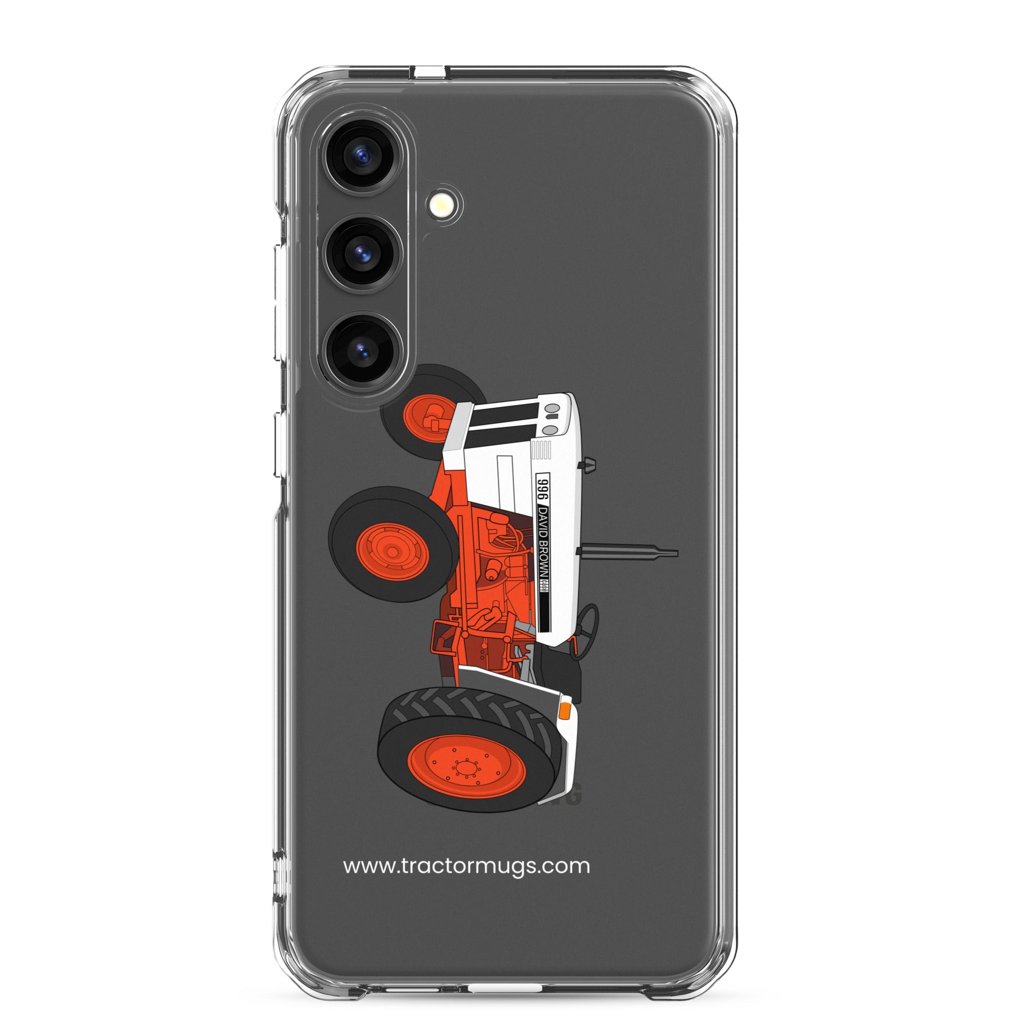 David Brown Clear Case for Samsung® Samsung Galaxy S24 Plus Case David Brown 996 (1974) | Clear Case for Samsung® Quality Farmers Merch