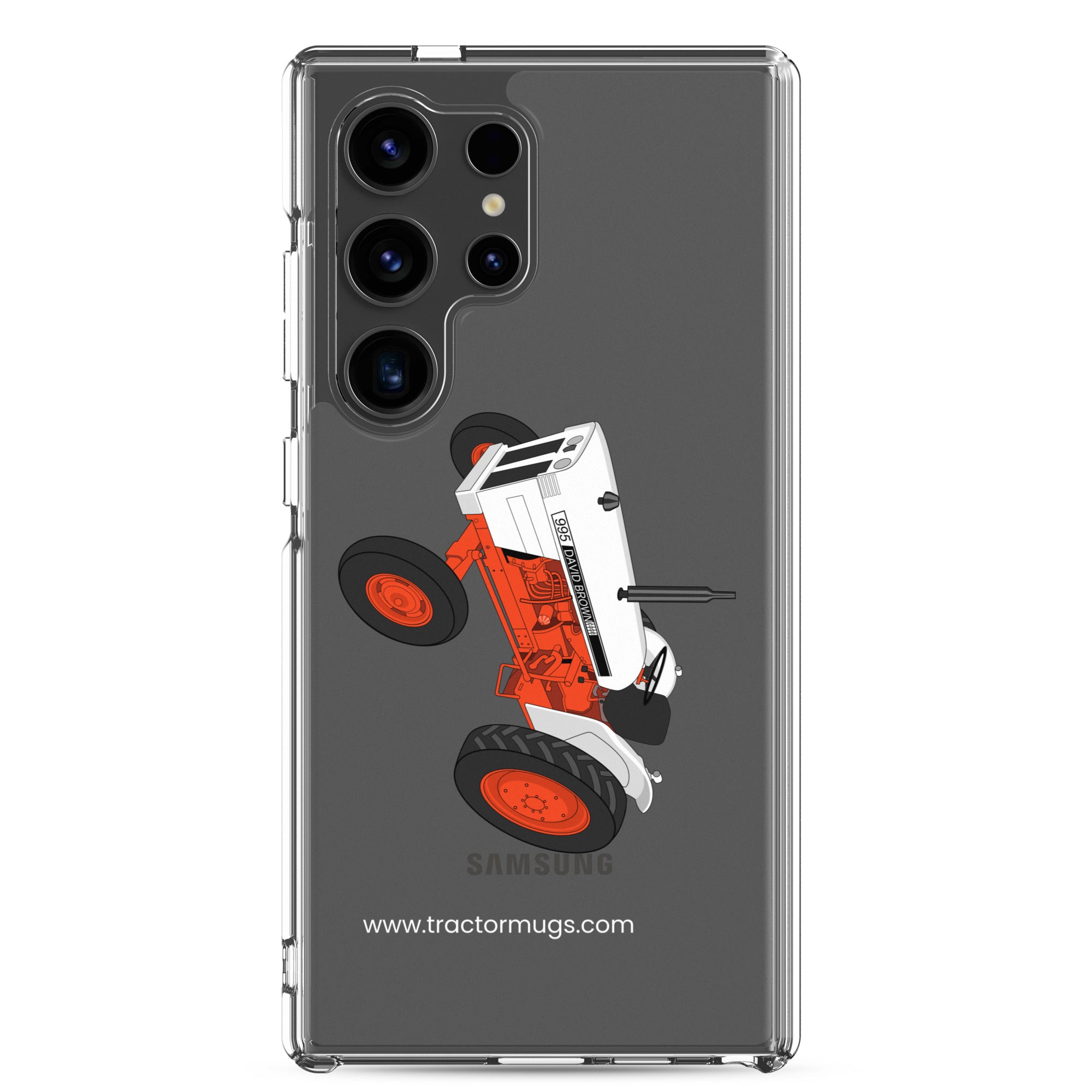 David Brown Clear Case for Samsung® Samsung Galaxy S24 Ultra Case David Brown 995 (1973) | Clear Case for Samsung® Quality Farmers Merch