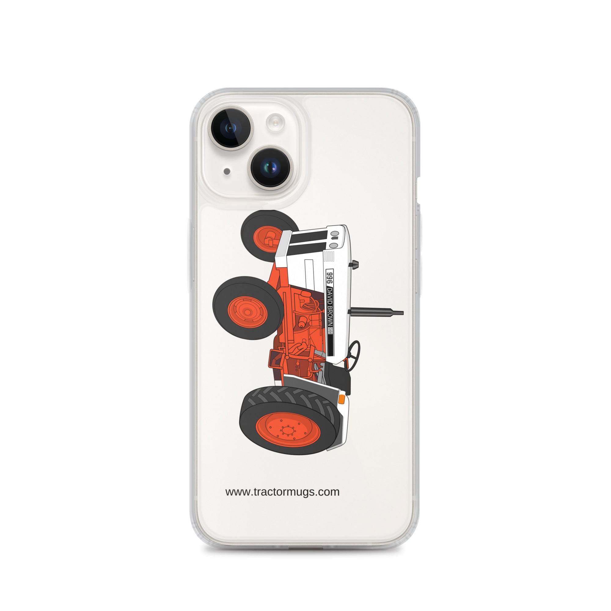 David Brown iPhone 14 Case David Brown 996 (1974) | Clear Case for iPhone® Quality Farmers Merch