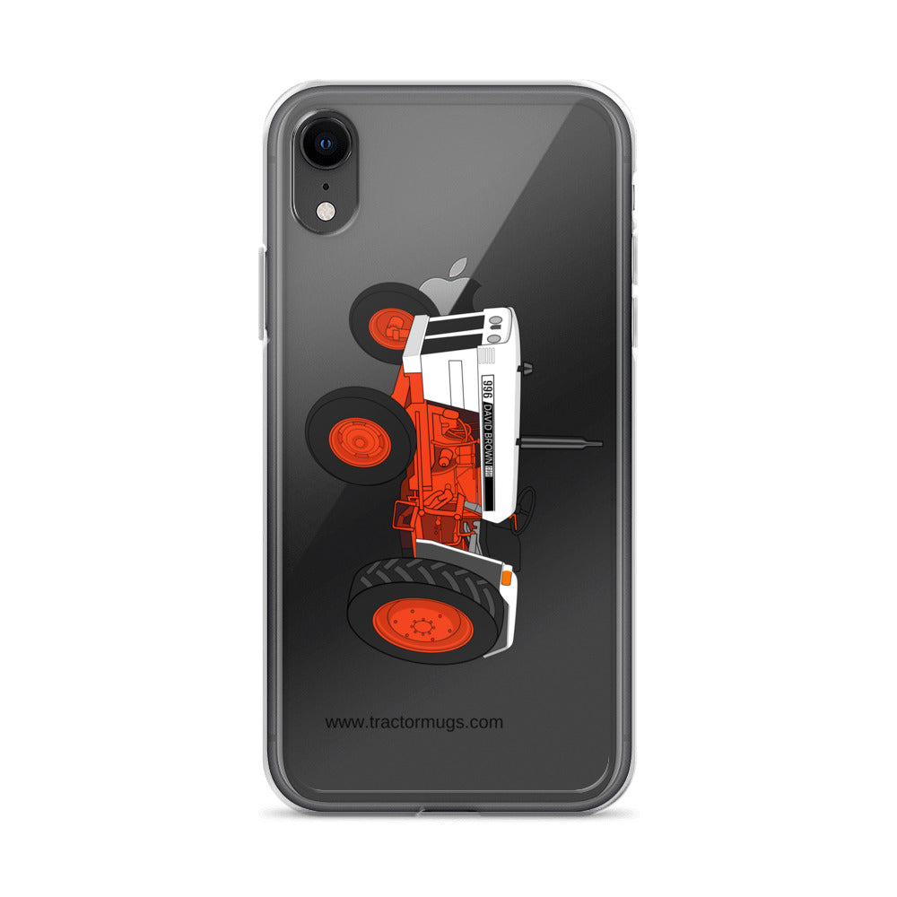 David Brown iPhone XR Case David Brown 996 (1974) | Clear Case for iPhone® Quality Farmers Merch