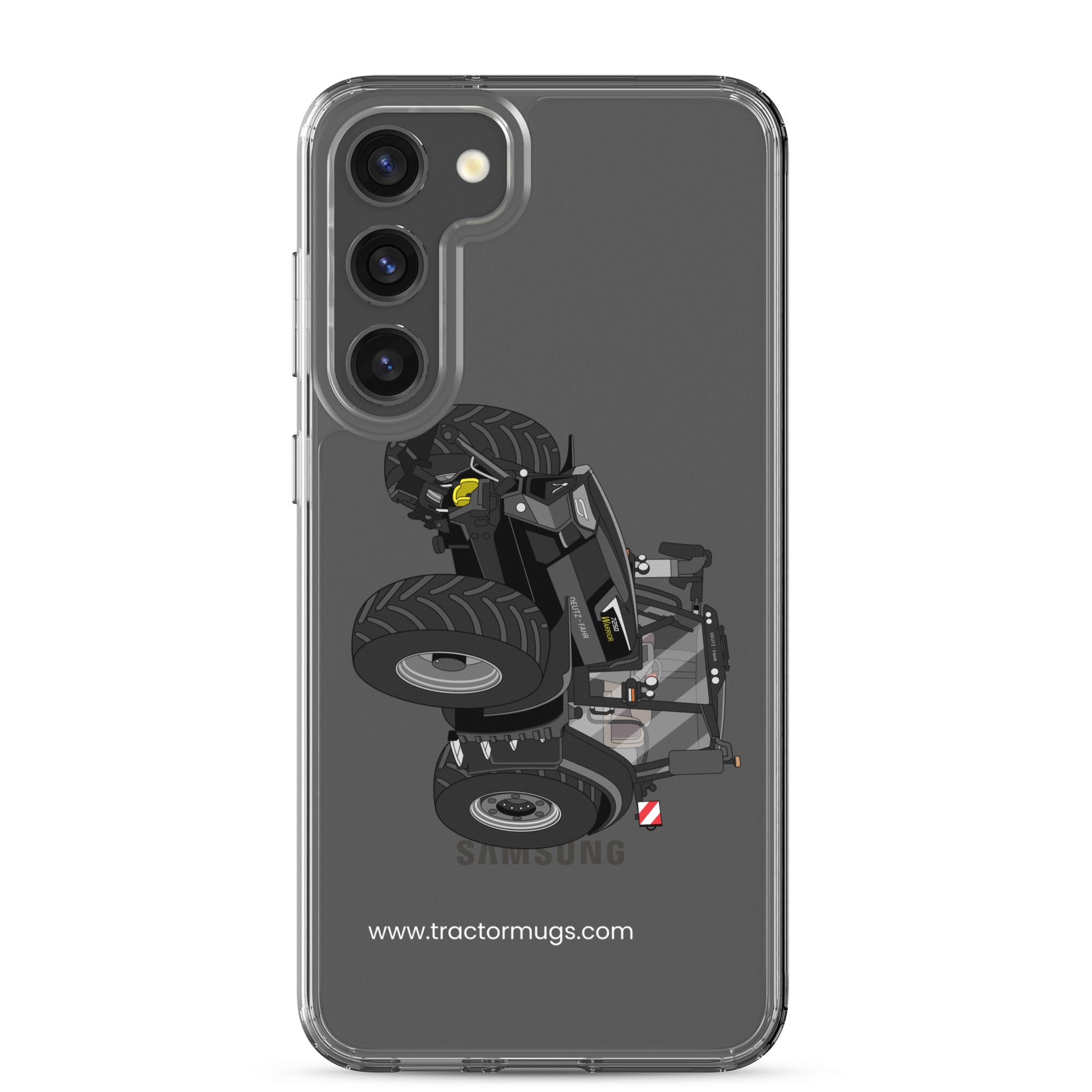 Deutz Fahr Clear Case for Samsung® Samsung Galaxy S23 Plus Deutz-Fahr 7250 TTV Warrior Edition | Clear Case for Samsung® Quality Farmers Merch