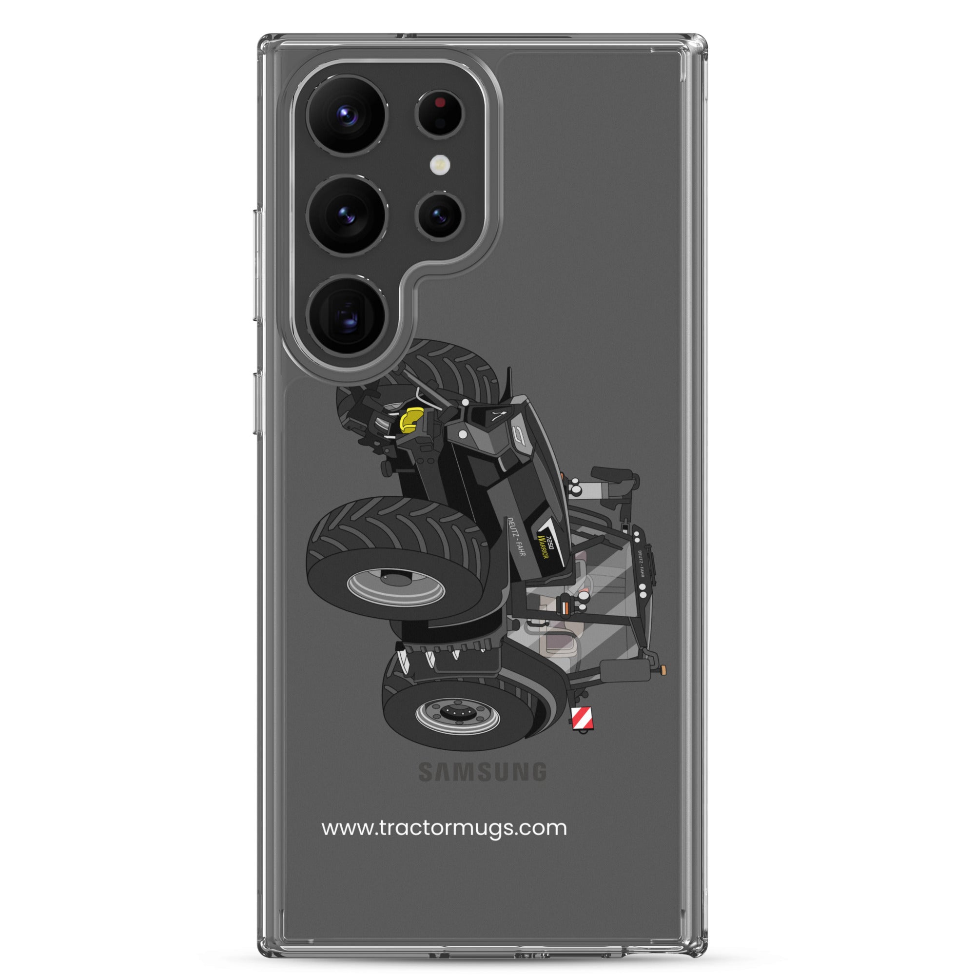 Deutz Fahr Clear Case for Samsung® Samsung Galaxy S23 Ultra Deutz-Fahr 7250 TTV Warrior Edition | Clear Case for Samsung® Quality Farmers Merch
