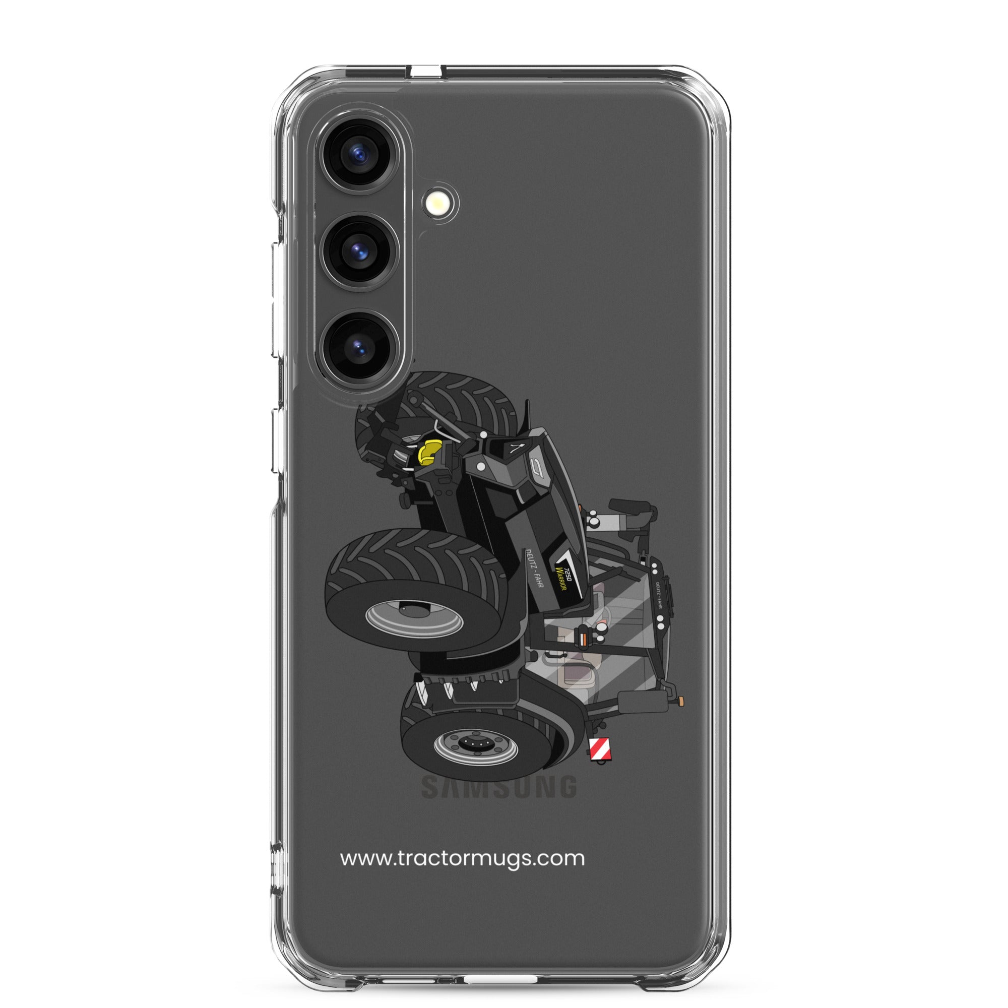 Deutz Fahr Clear Case for Samsung® Samsung Galaxy S24 Plus Deutz-Fahr 7250 TTV Warrior Edition | Clear Case for Samsung® Quality Farmers Merch