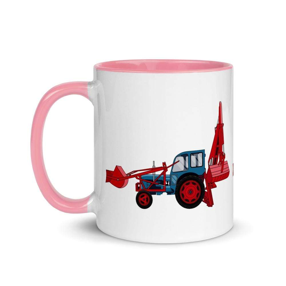 farmodelsuk JCB Major Loader Mug with Color Inside Quality Farmers Merch