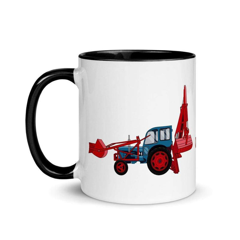 farmodelsuk JCB Major Loader Mug with Color Inside Quality Farmers Merch