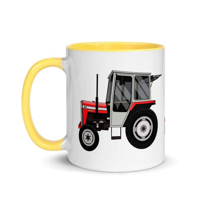 farmodelsuk Massey Ferguson 240 Mug with Color Inside Quality Farmers Merch