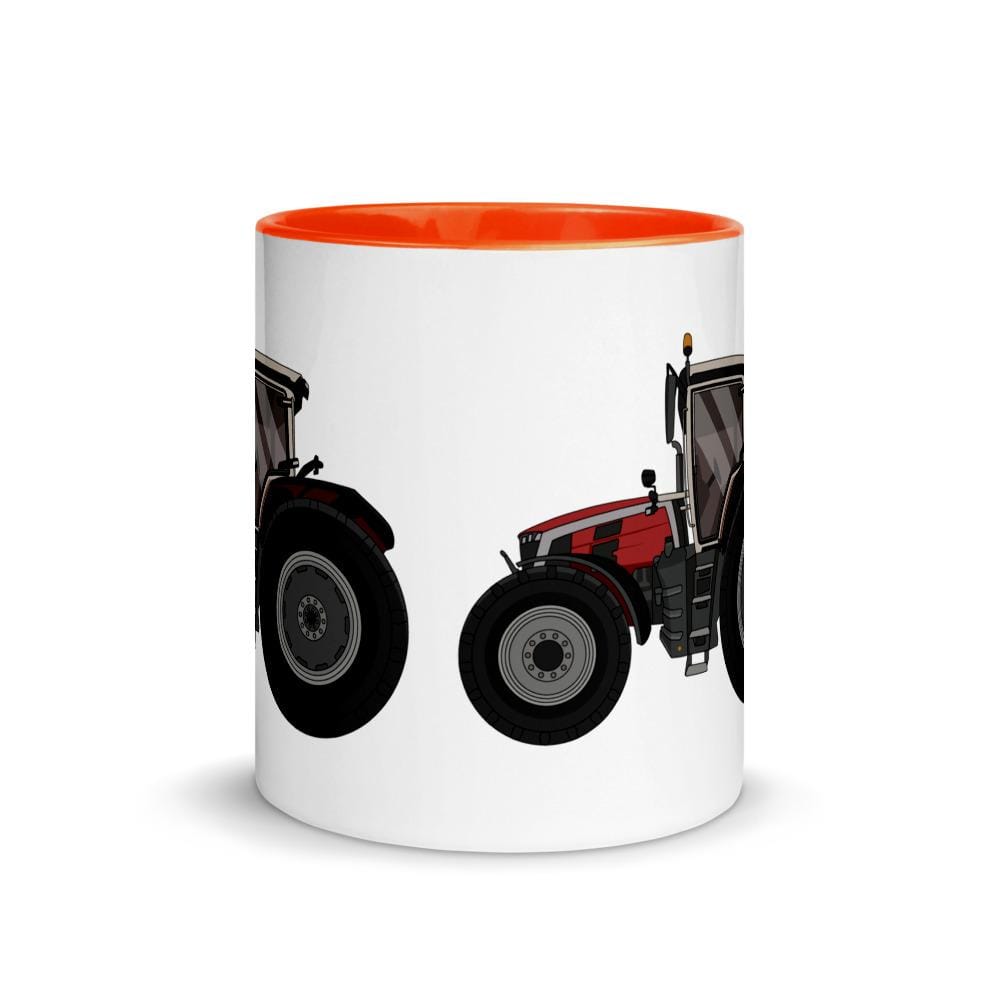 farmodelsuk Massey Ferguson 8S 265 Mug with Color Inside (2020) Quality Farmers Merch