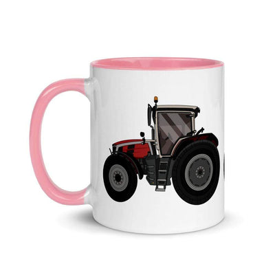 farmodelsuk Massey Ferguson 8S 265 Mug with Color Inside (2020) Quality Farmers Merch