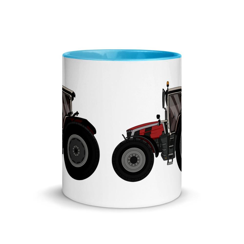 farmodelsuk Massey Ferguson 8S 265 Mug with Color Inside (2020) Quality Farmers Merch