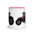 farmodelsuk Massey Ferguson 8S 265 Mug with Color Inside (2020) Quality Farmers Merch