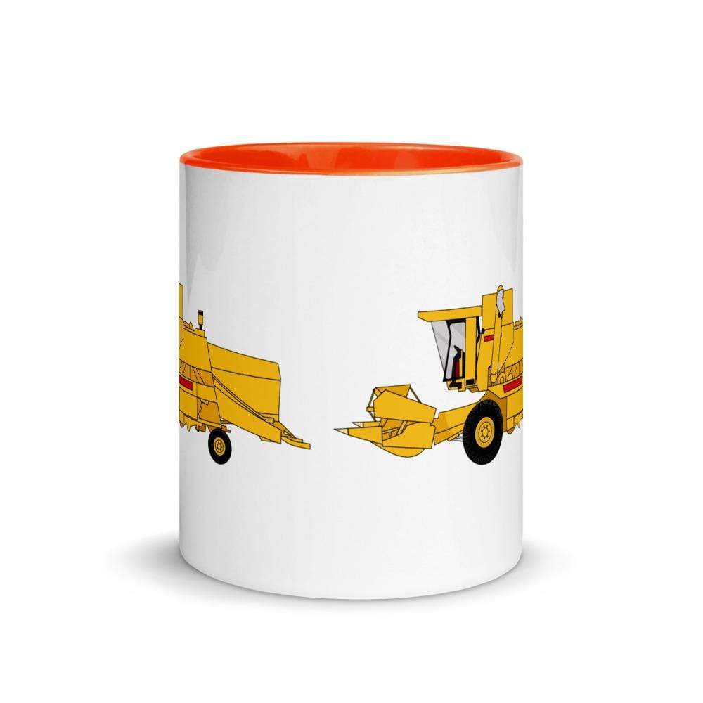 farmodelsuk New Holland Clayson 8070 Mug with Color Inside Quality Farmers Merch