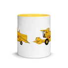 farmodelsuk New Holland Clayson 8070 Mug with Color Inside Quality Farmers Merch