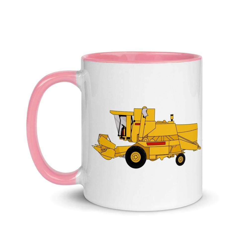 farmodelsuk New Holland Clayson 8070 Mug with Color Inside Quality Farmers Merch