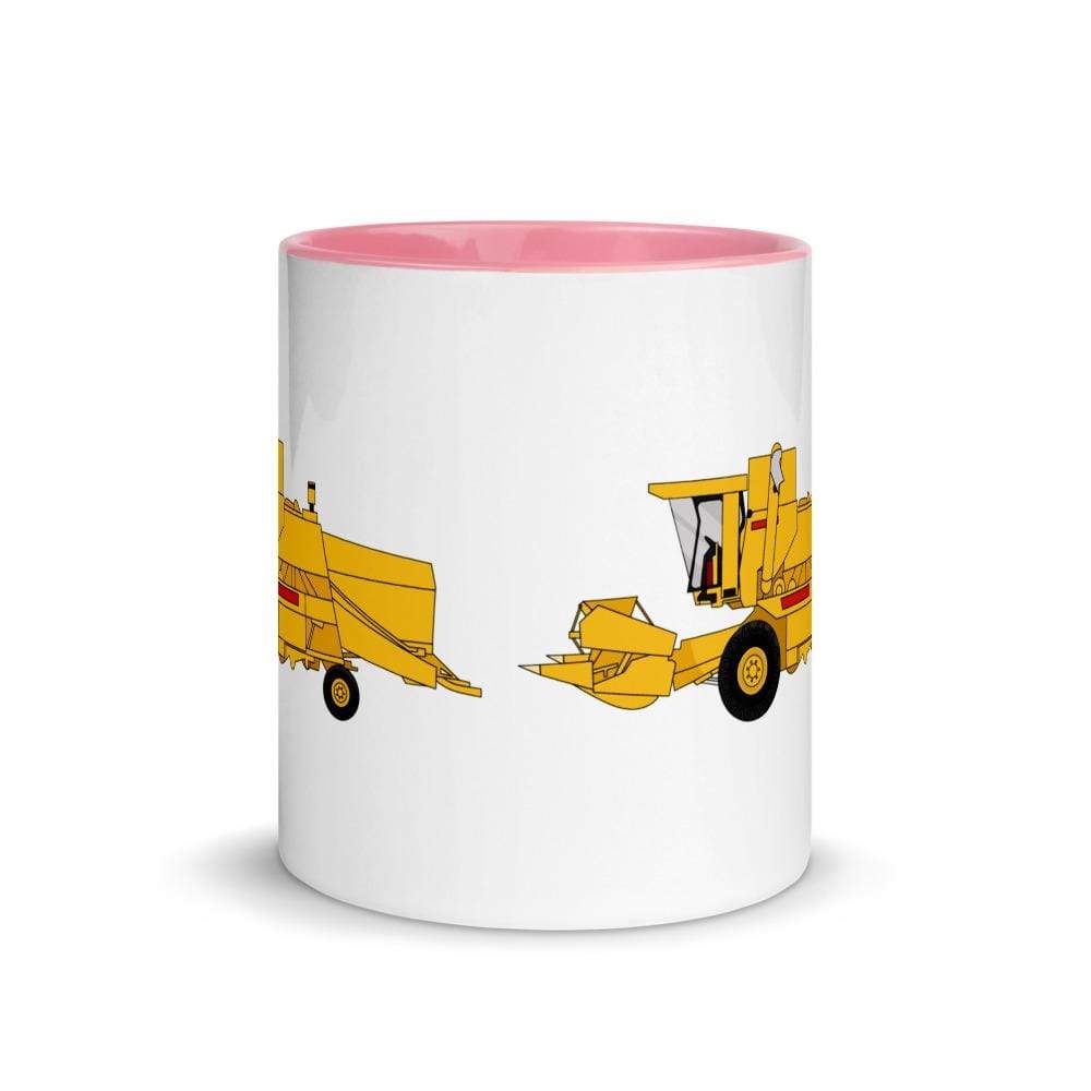 farmodelsuk New Holland Clayson 8070 Mug with Color Inside Quality Farmers Merch