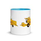 farmodelsuk New Holland Clayson 8070 Mug with Color Inside Quality Farmers Merch