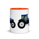 farmodelsuk New Holland TM 140 Mug with Color Inside Quality Farmers Merch