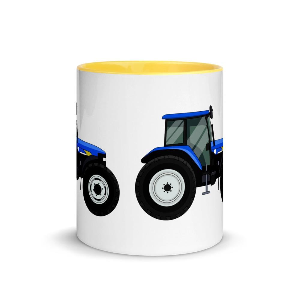 farmodelsuk New Holland TM 140 Mug with Color Inside Quality Farmers Merch