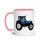 farmodelsuk New Holland TM 140 Mug with Color Inside Quality Farmers Merch