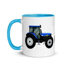 farmodelsuk New Holland TM 140 Mug with Color Inside Quality Farmers Merch