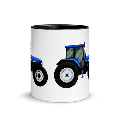 farmodelsuk New Holland TM 140 Mug with Color Inside Quality Farmers Merch