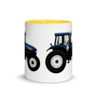 farmodelsuk New Holland TM 155 Mug with Color Inside Quality Farmers Merch