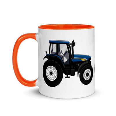 farmodelsuk New Holland TM 155 Mug with Color Inside Quality Farmers Merch