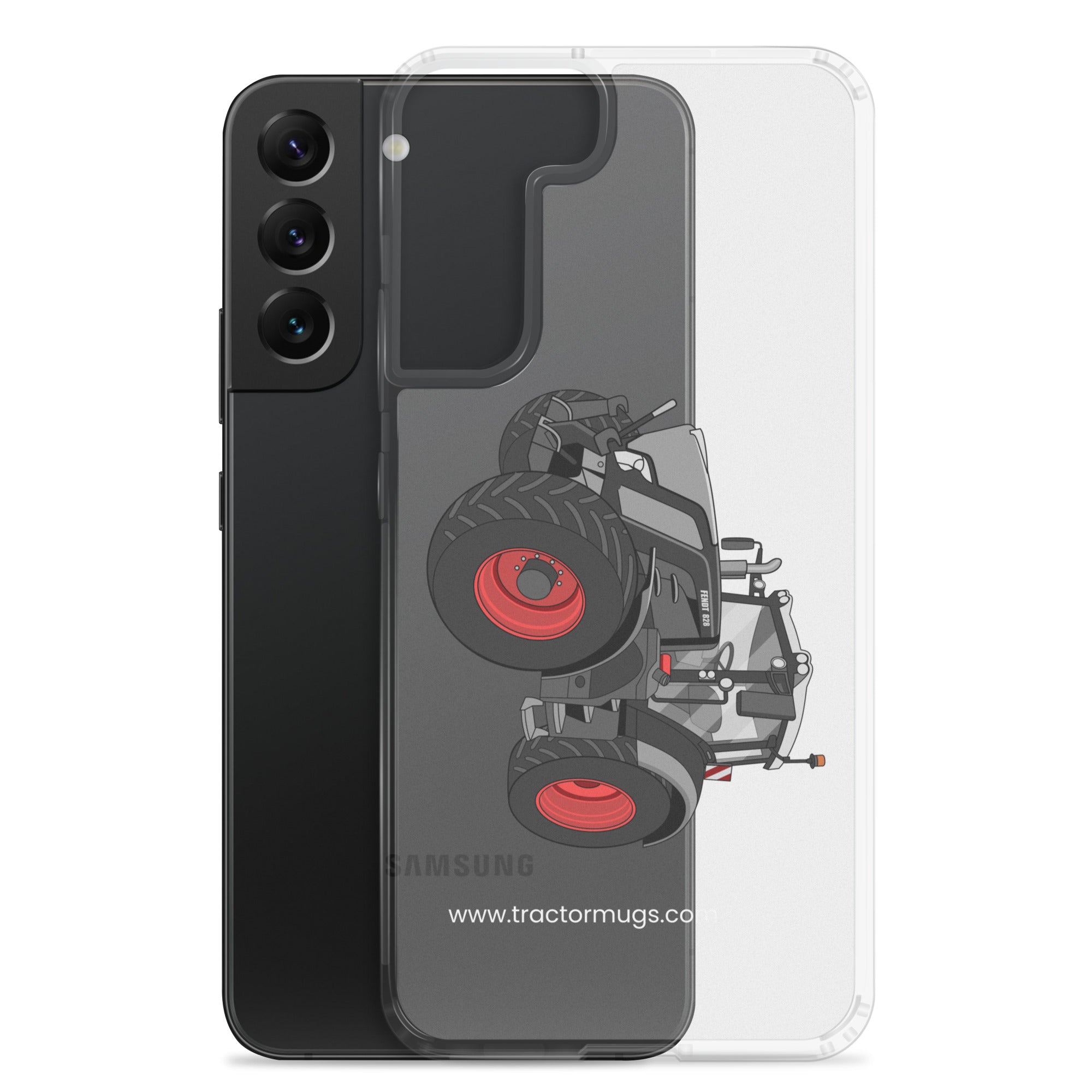 Fendt Clear Case for Samsung® Fendt 828 Profi Black Beauty | Clear Case for Samsung® Quality Farmers Merch