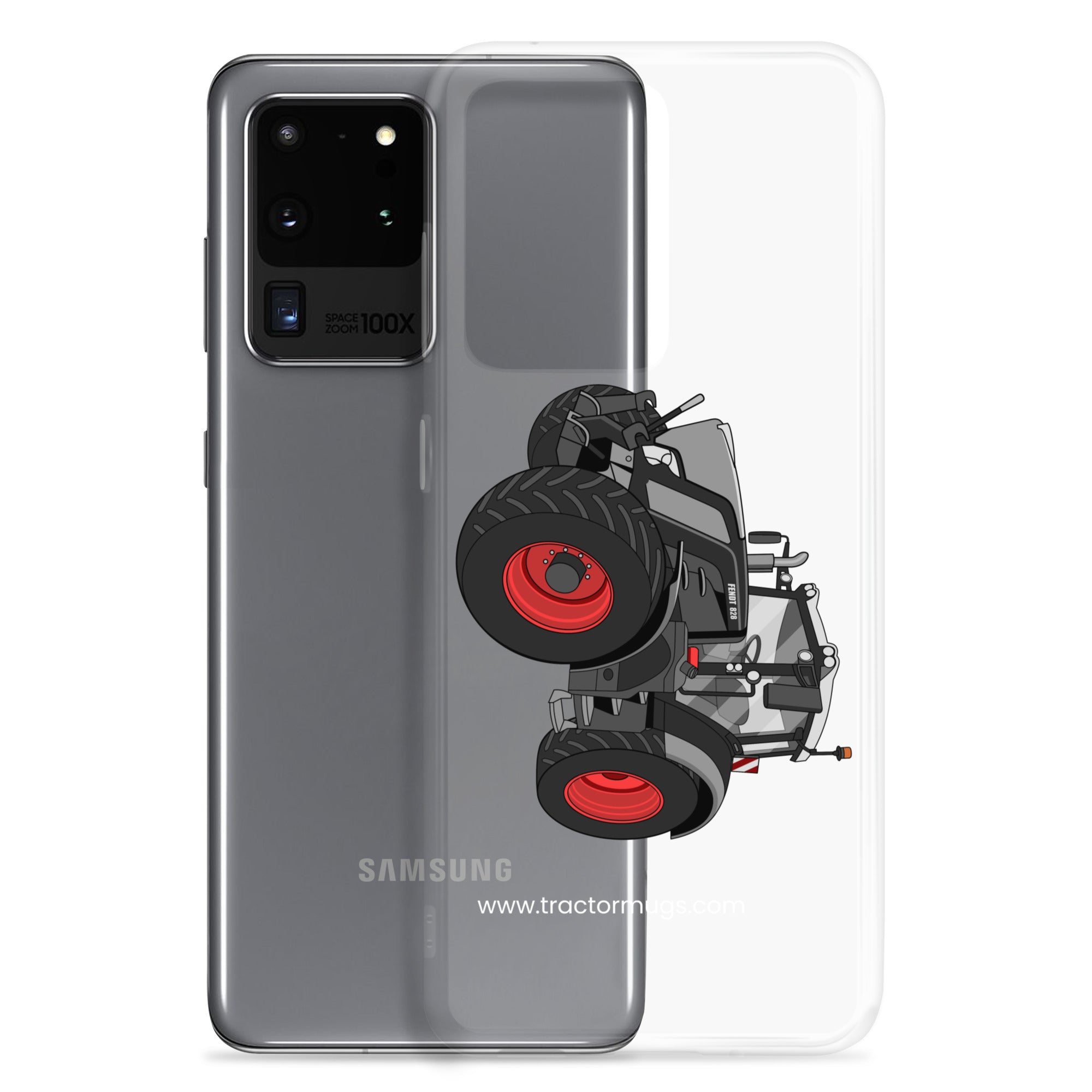 Fendt Clear Case for Samsung® Fendt 828 Profi Black Beauty | Clear Case for Samsung® Quality Farmers Merch