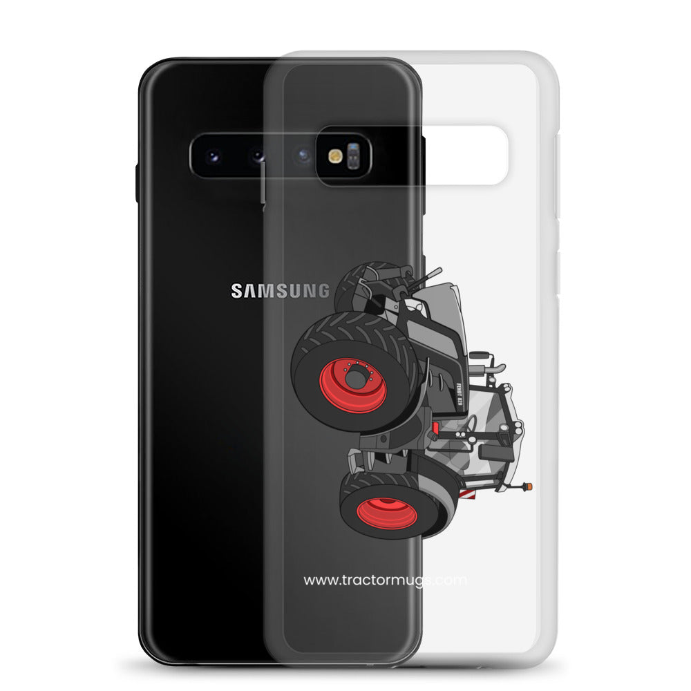 Fendt Clear Case for Samsung® Fendt 828 Profi Black Beauty | Clear Case for Samsung® Quality Farmers Merch